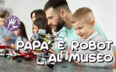 Papà e robot al museo