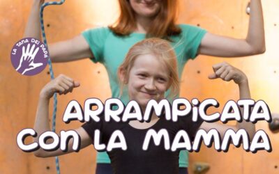 Arrampicata con la mamma